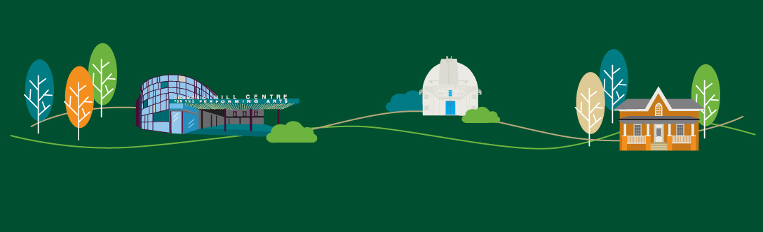 Graphic of Richmond Hill buildings and centres