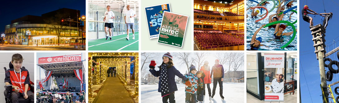 Images of Recreation Centres and people doing activities