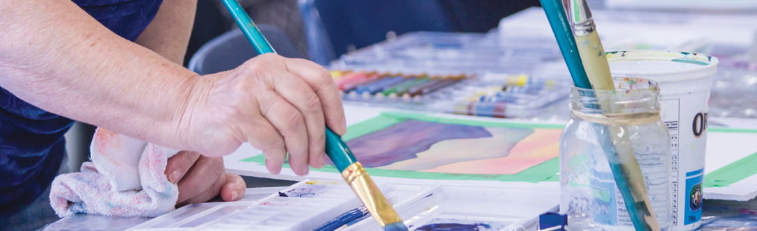 Artist at work