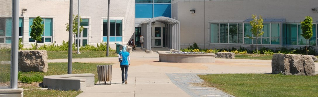 Front entrance to community centre