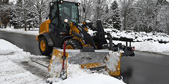 Image of windrow plow clearing snow