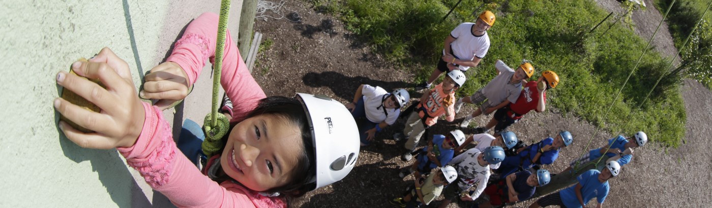 Eyer Homestead Park climbing wall
