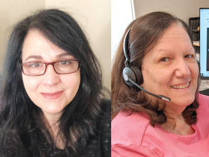 Customer Service Representatives, Thalia Siannas and Carmela Corradino