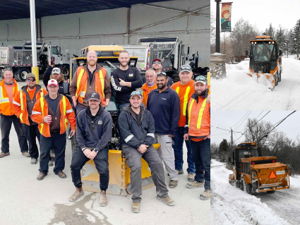 Richmond Hill Sidewalk Operations Team and Sidewalk Plows 