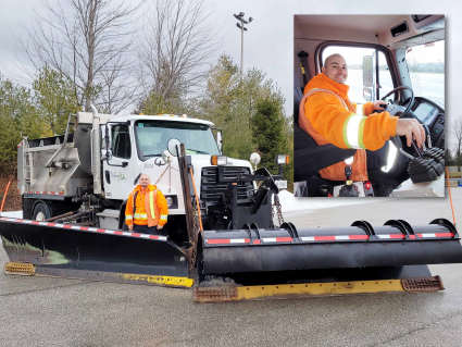 Richmond Hill Roads Operator with his snow plow