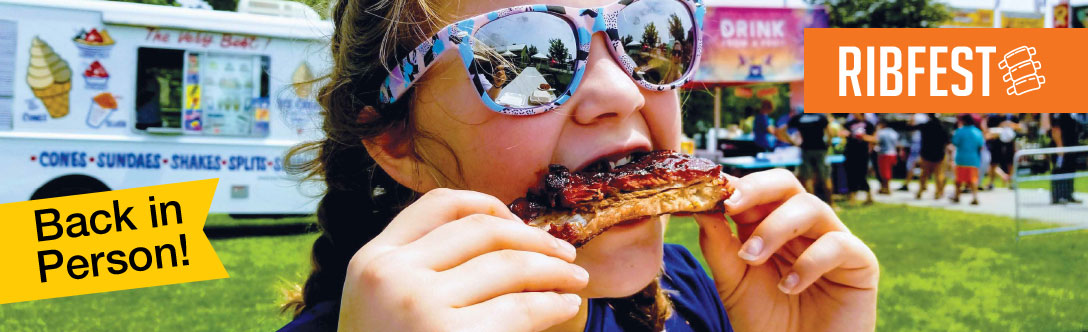 person eating a rib up-close