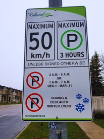 Border entry sign