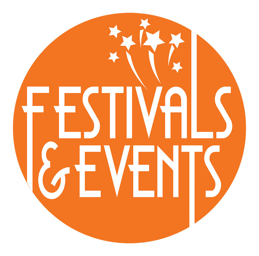 festival and event logo